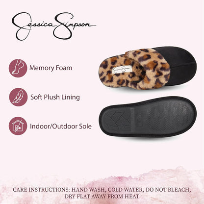 Step into Luxury: Womens Comfy Faux Fur House Slippers with Memory Foam and Anti-Skid Soles