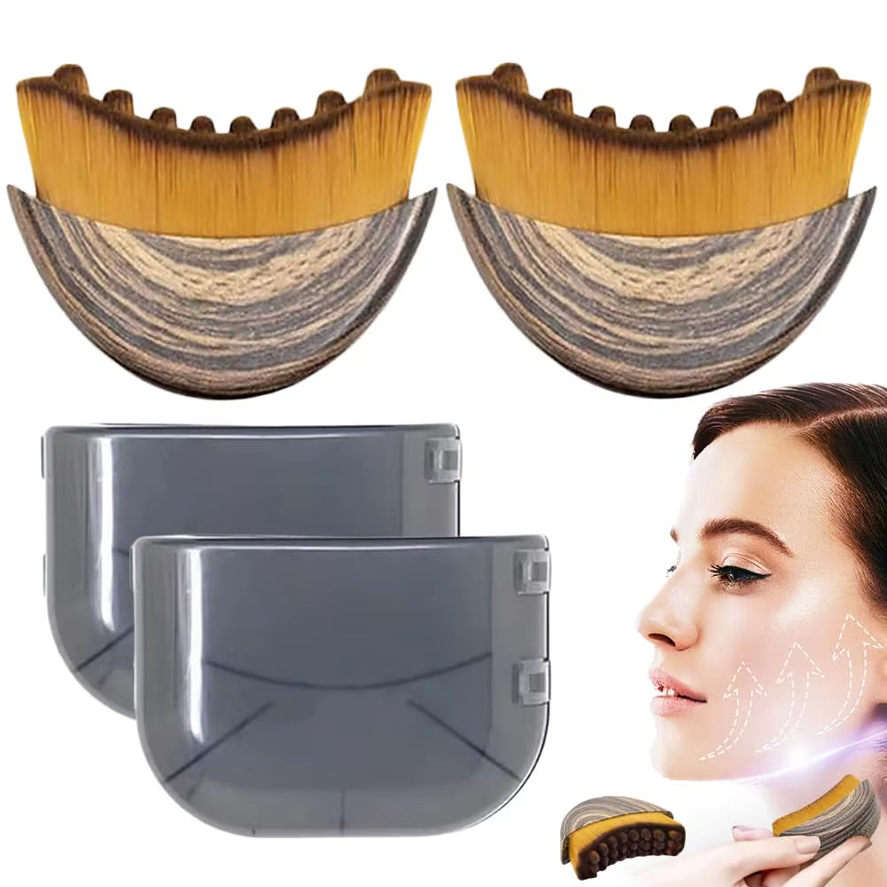 New Lymphatic Contour Face Brush, Lymphatic Drainage Massager for Face,Ergonomically Designed to Fit the Skin Precisely and Reli